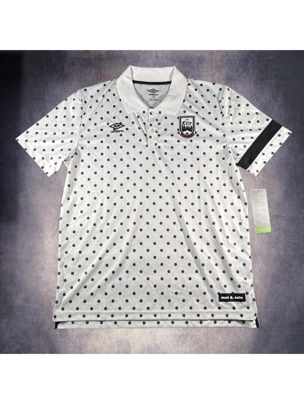 Umbro x Mel D. Cole "The City FC" Polka Dot Soccer Polo (NWT)